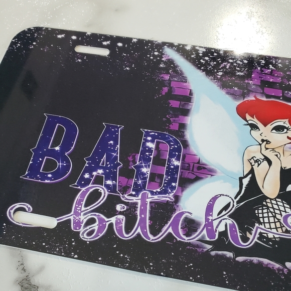 BAD bit** Fairy License Plate - Picture 2 of 4